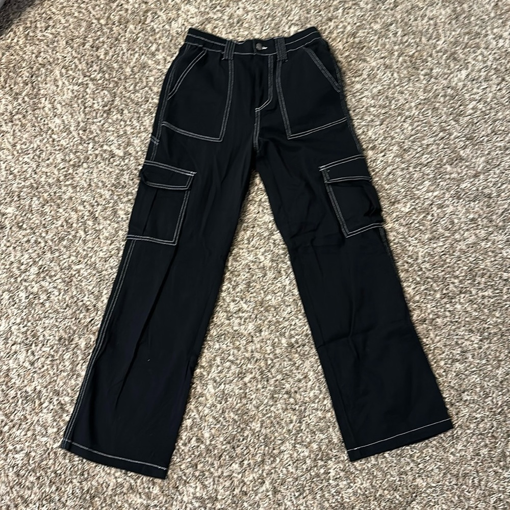 Black Cargo Pants.